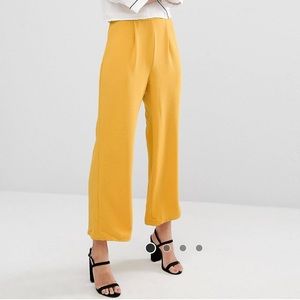 Like new: Mustard/yellow wide leg pants